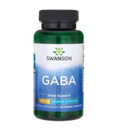 Ácido gamma-aminobutírico 750 mg Gaba FORTE 60 cápsulas de SWANSON